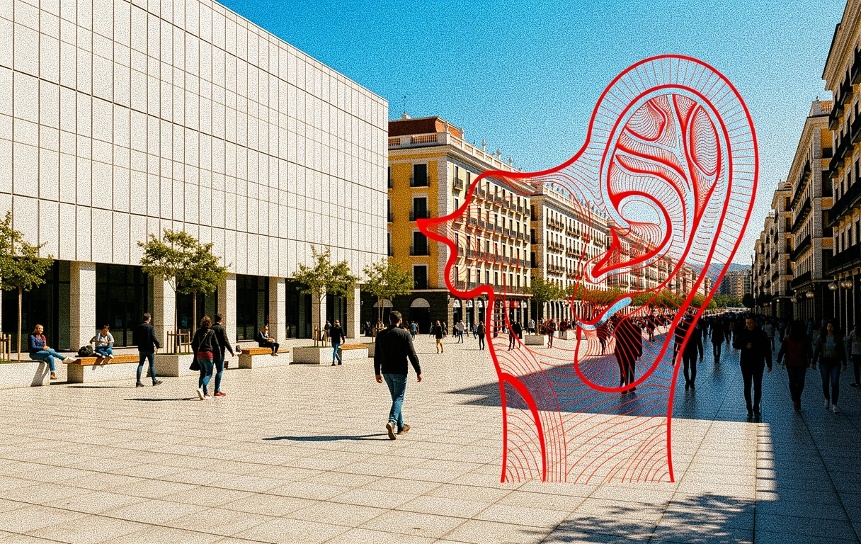 Percepción del sonido en entorno urbano